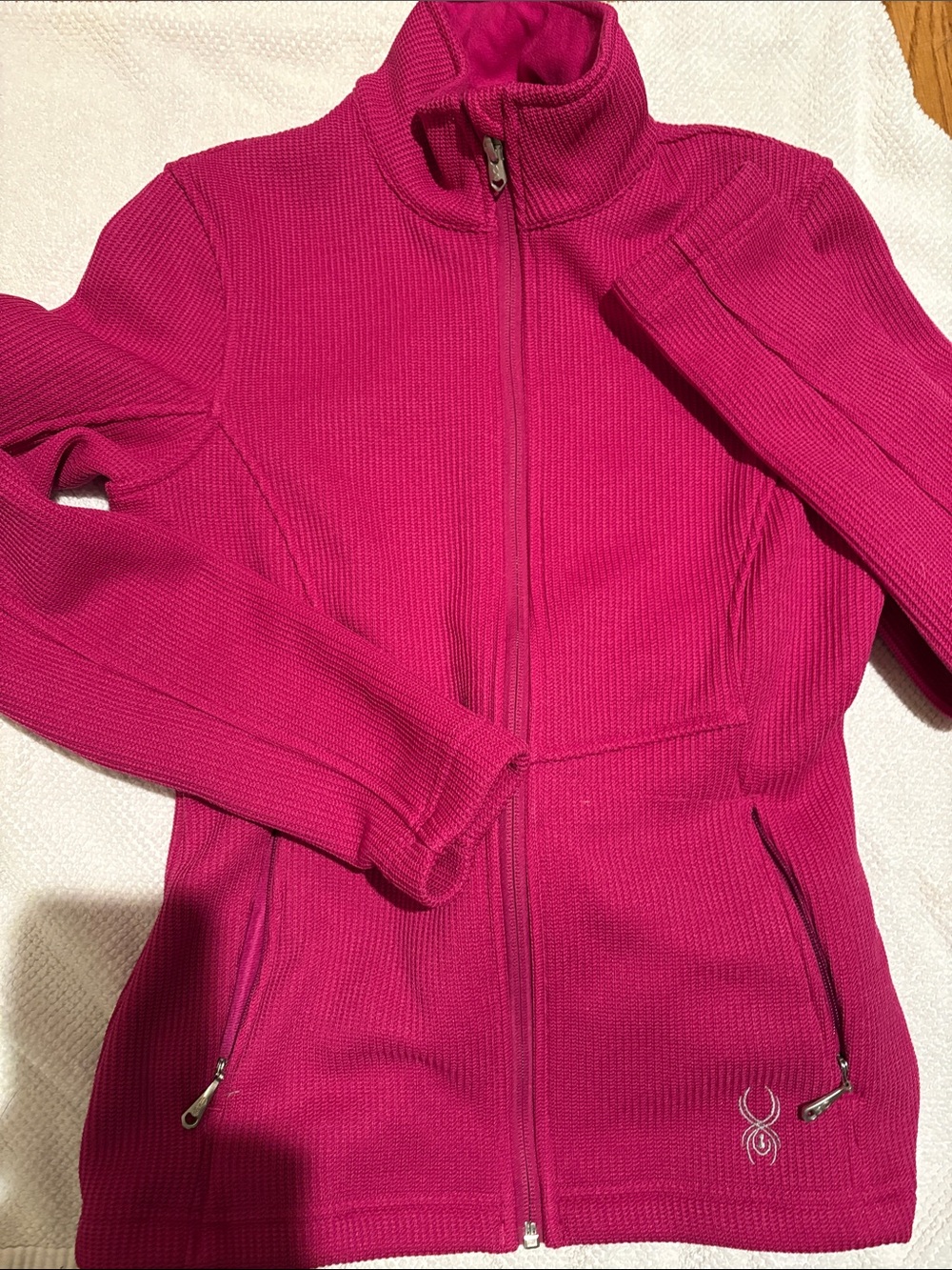 Spyder woman’s Hot Pink Full-Zip Jacket